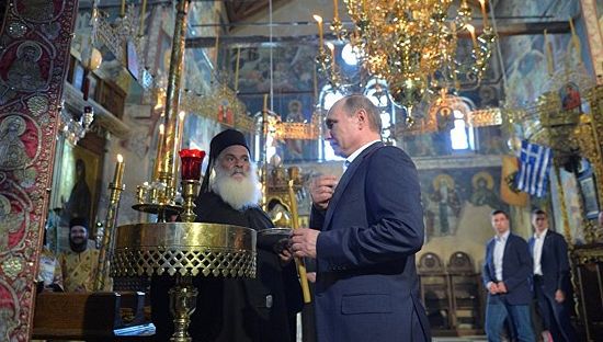 Святая русская обитель в Греции принимает российского президента. Владимир Путин — на Афоне
